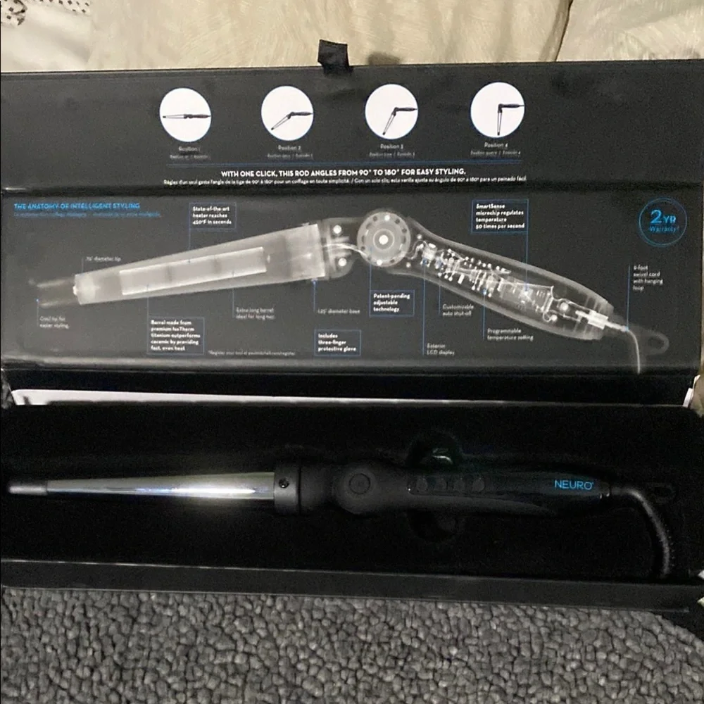 NWT Paul Mitchell Blue Neuro Angle Hair Styling Tool